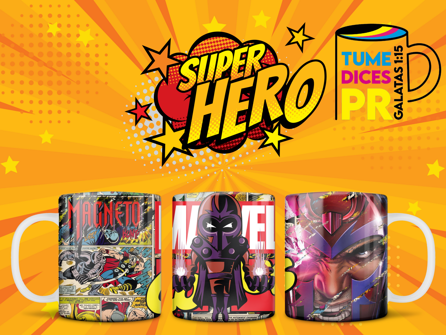 Taza SUPER HEROES 2