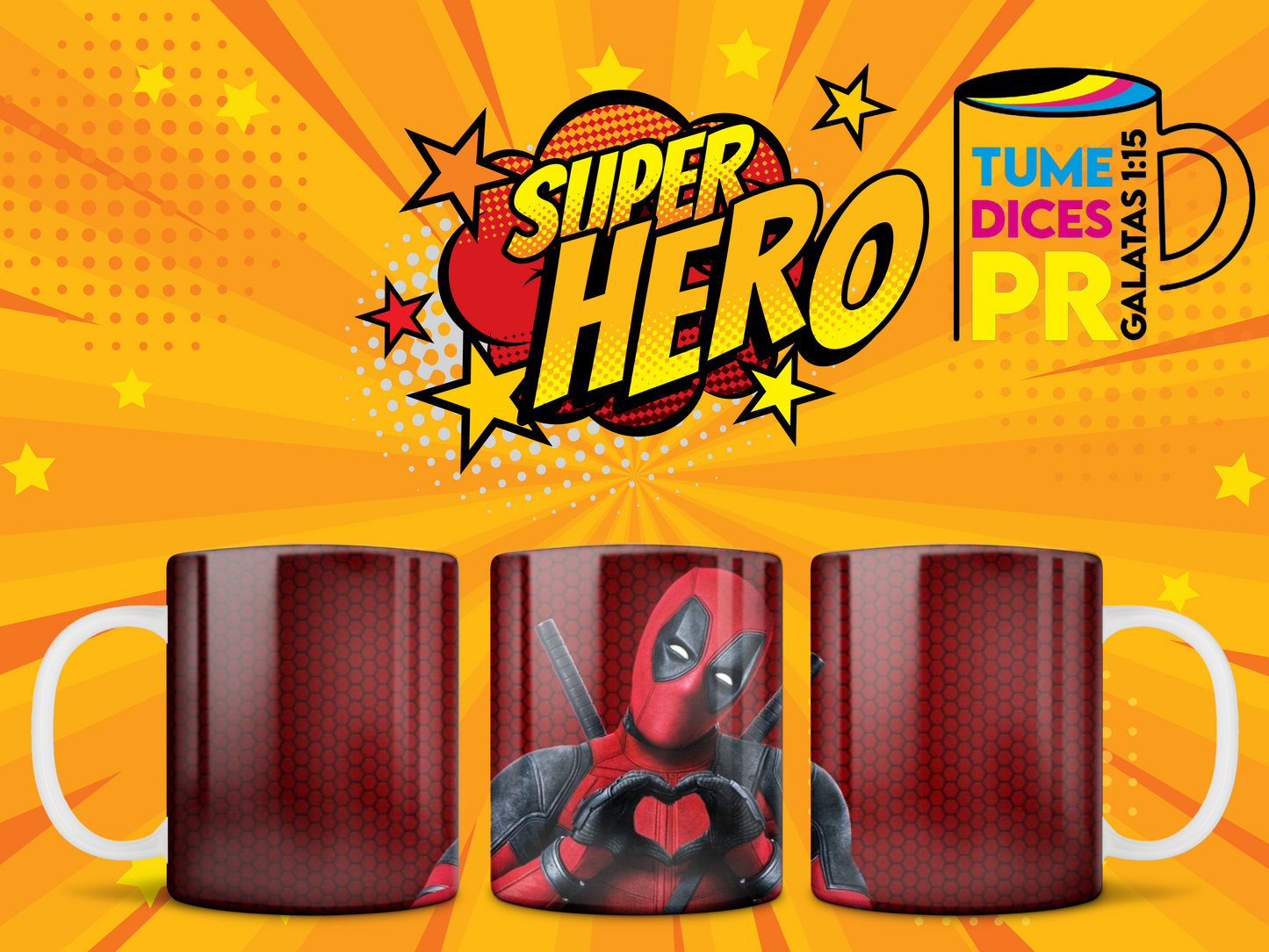 Taza SUPER HEROES 2