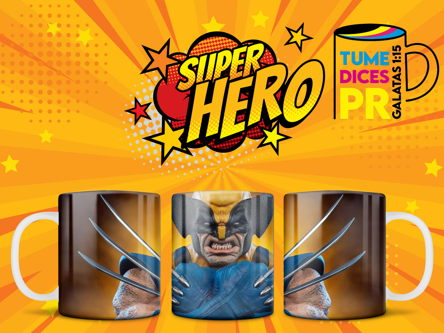 Taza SUPER HEROES 2