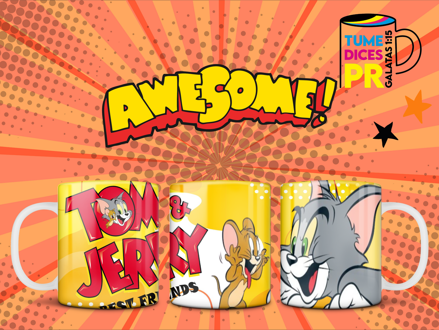 Taza Tom & Jerry