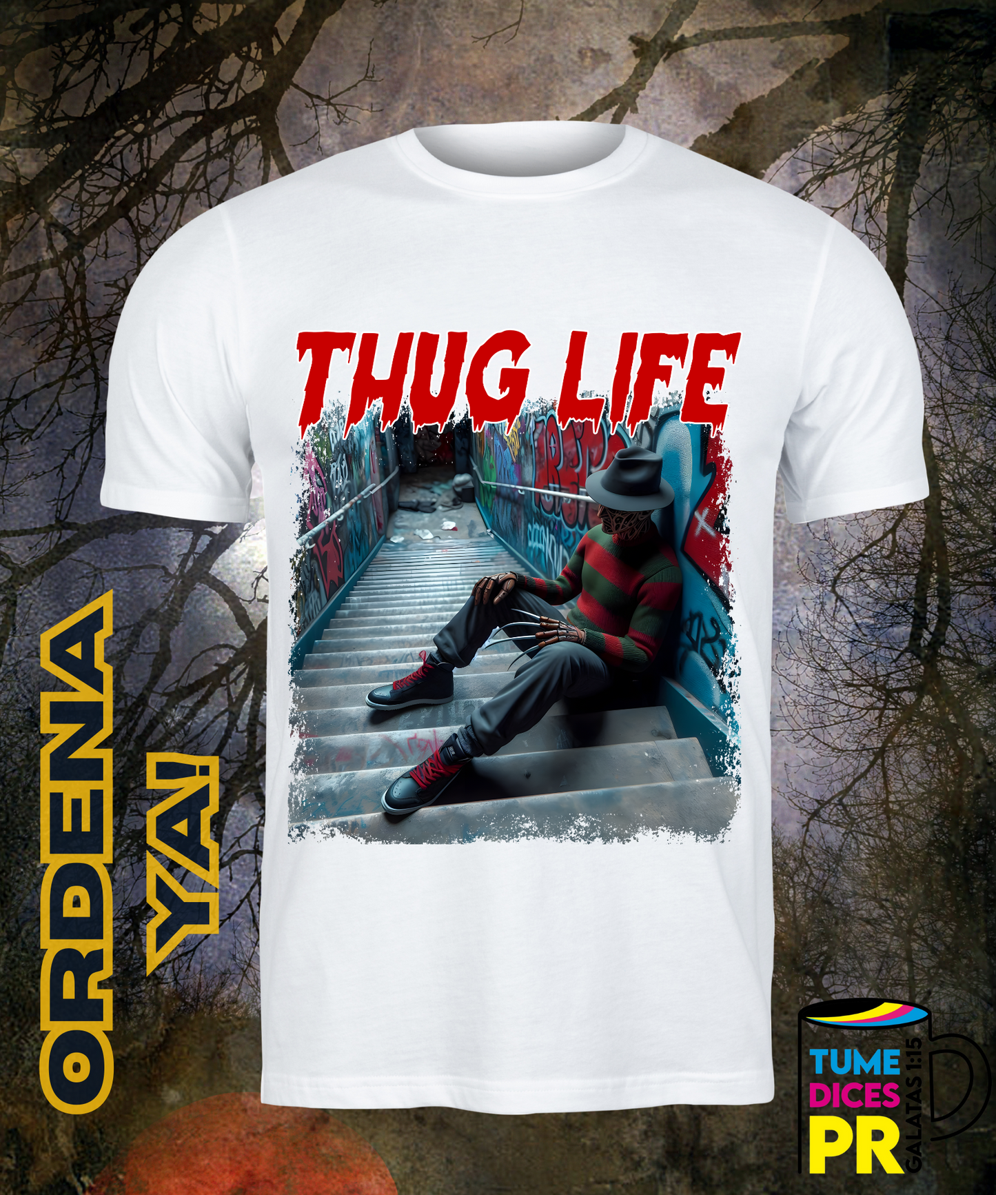 Camiseta Halloween THUG LIFE 2