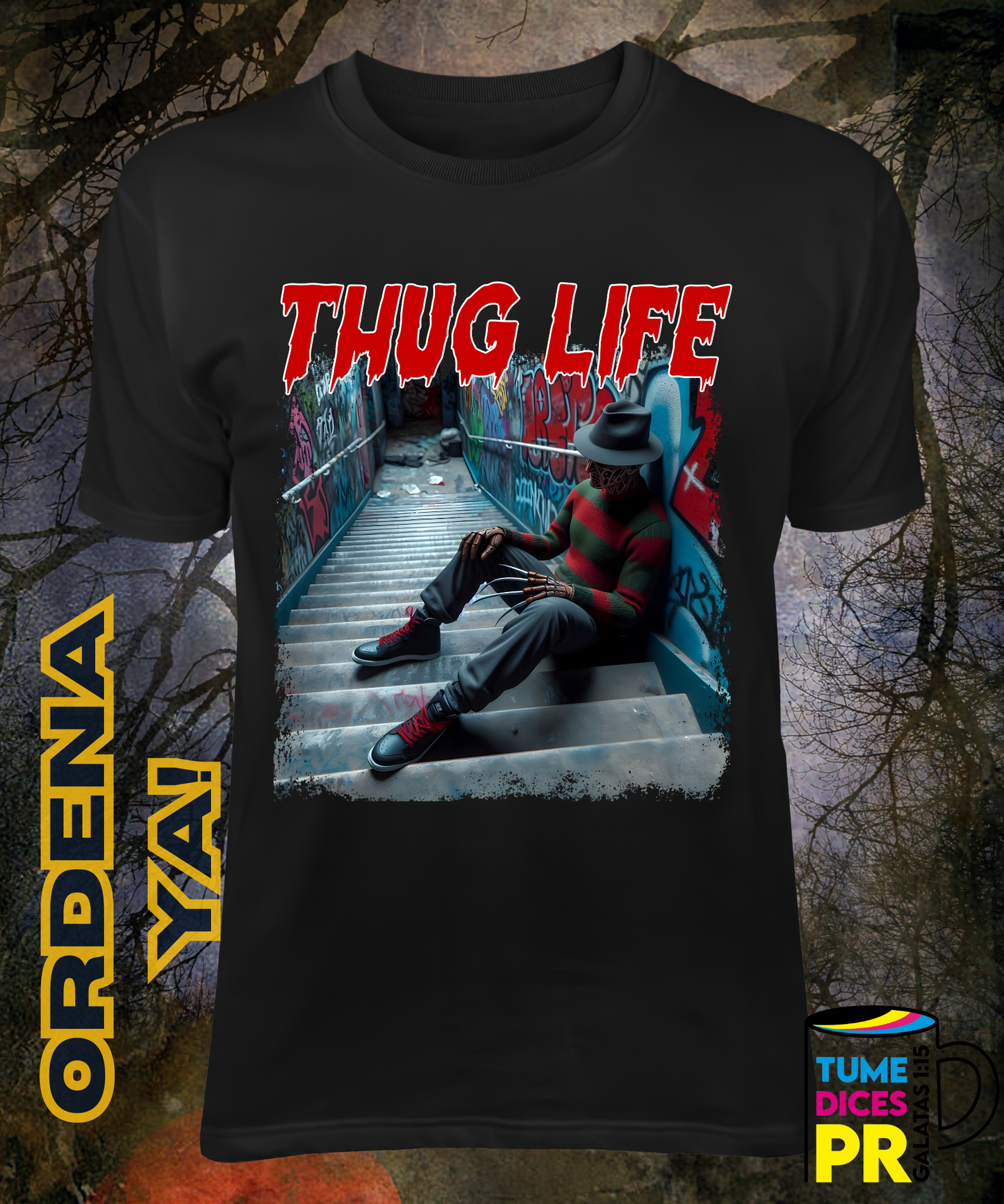 Camiseta Halloween THUG LIFE 2