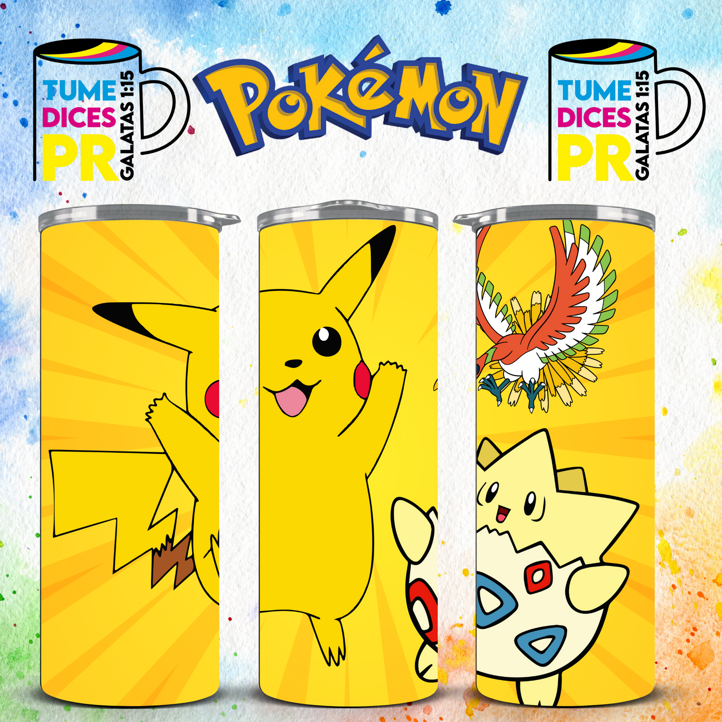 POKEMON Skinny Tumbler