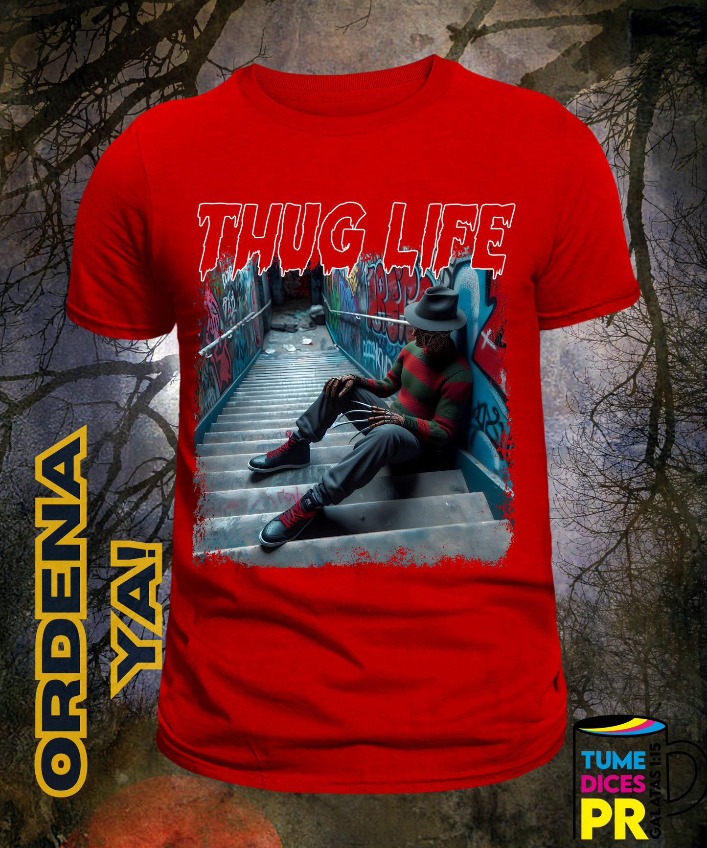 Camiseta Halloween THUG LIFE 2