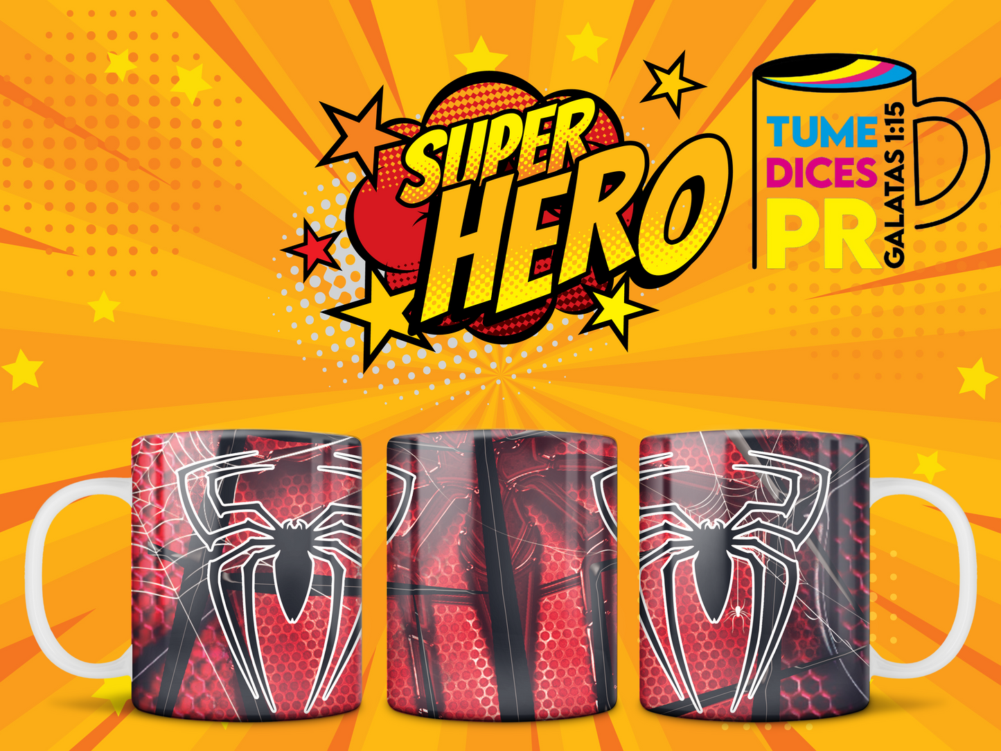 Taza SUPER HEROES 2