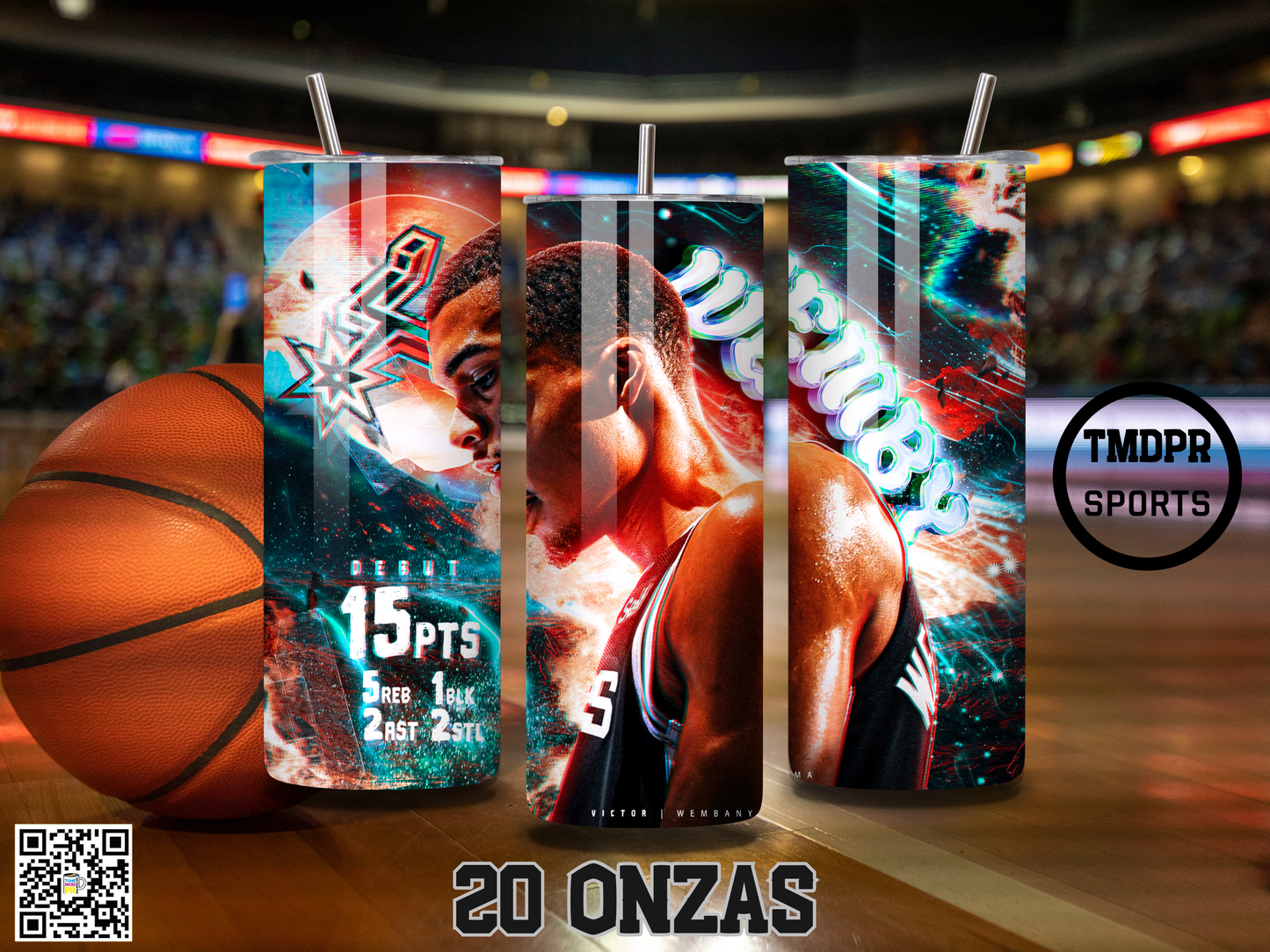 BALONCESTO 2 Skinny Tumbler