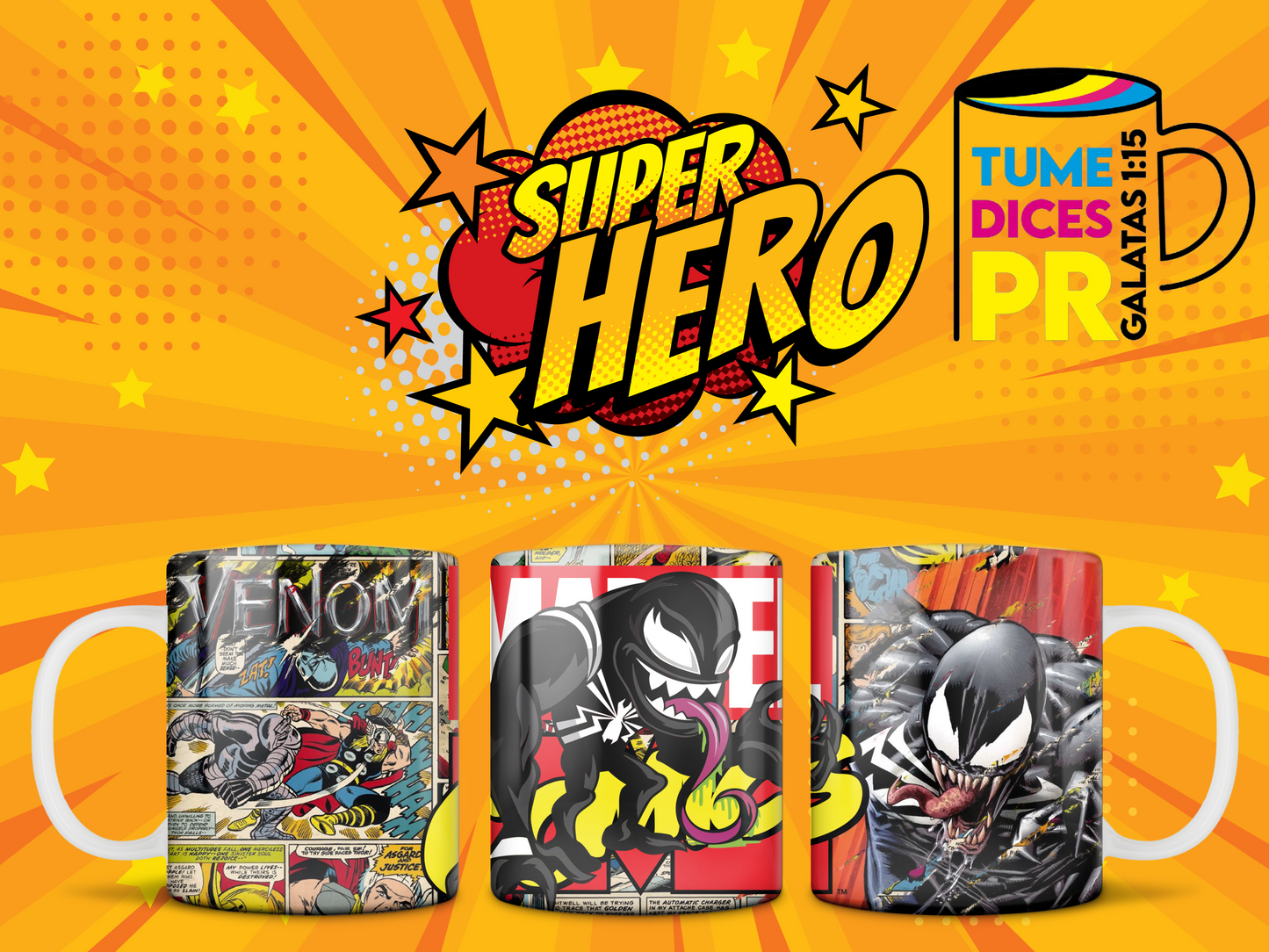 Taza SUPER HEROES 2