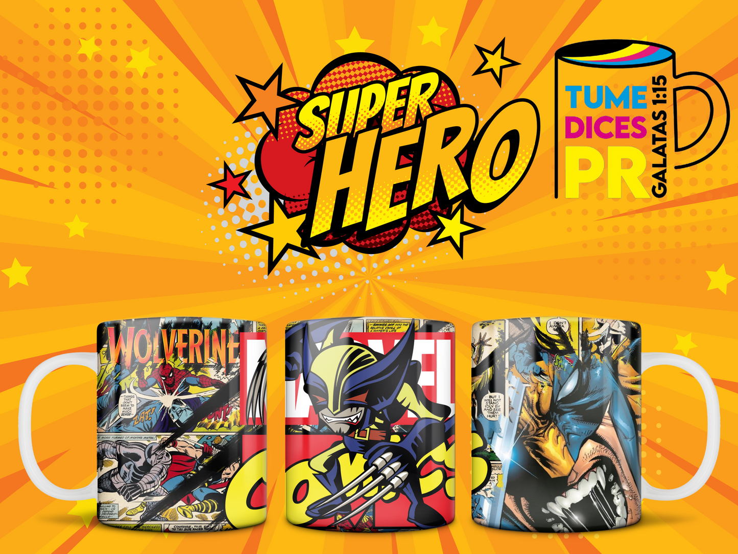 Taza Super Heroes 2