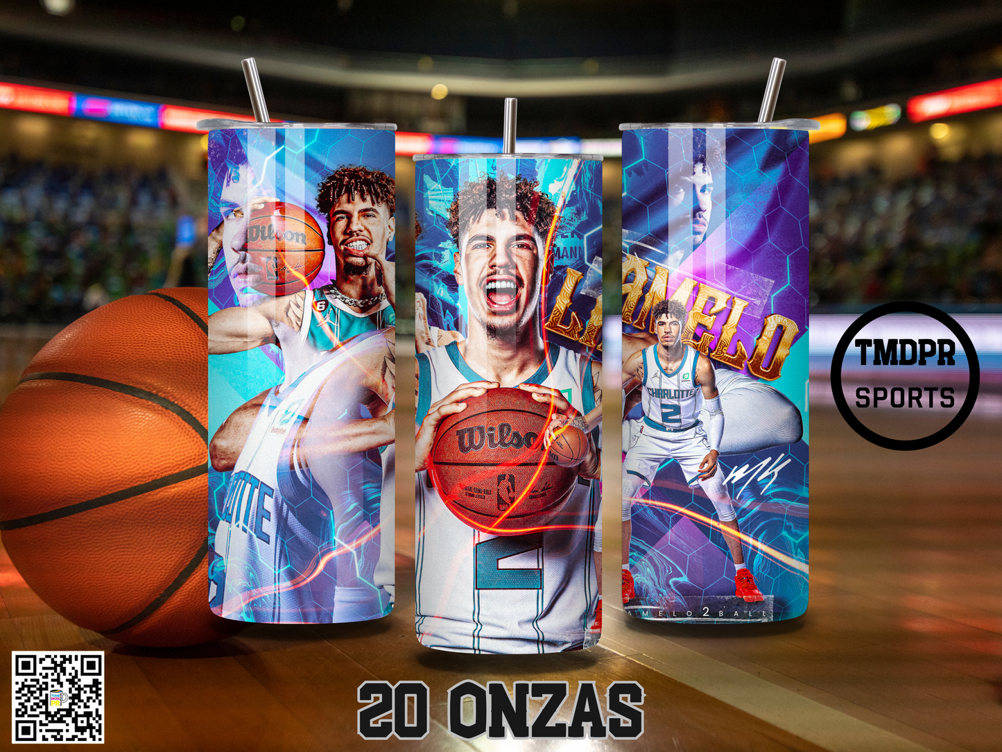 BALONCESTO 2 Skinny Tumbler