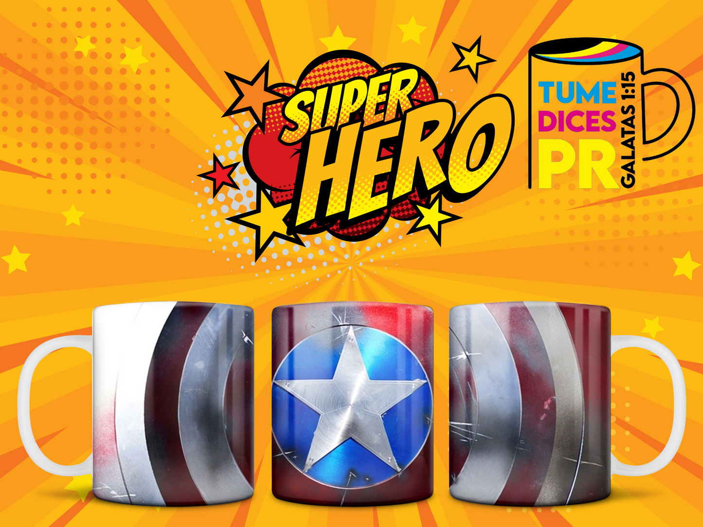 Taza SUPER HEROES 2