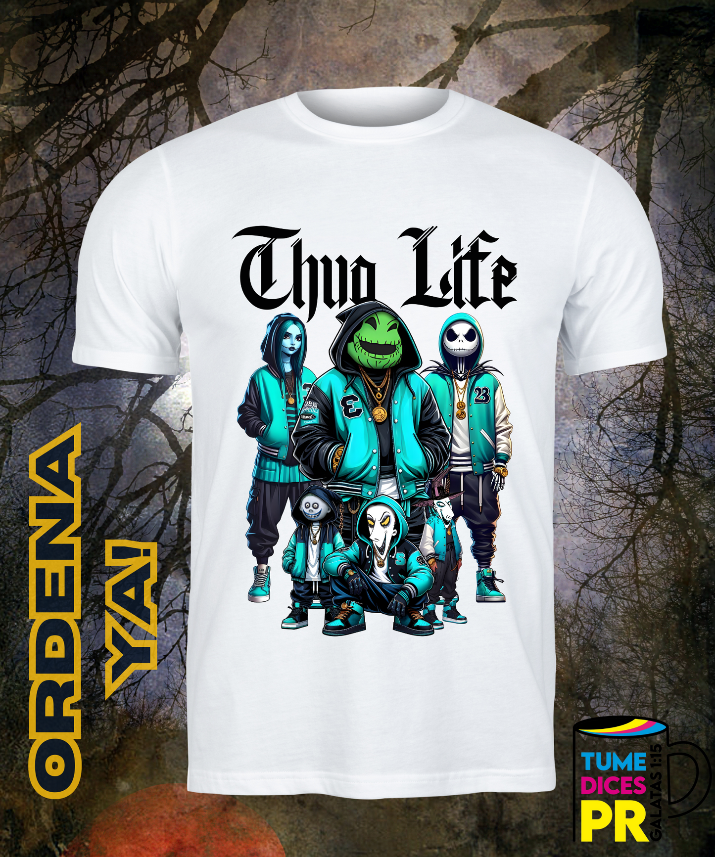 Camiseta Halloween THUG LIFE 2