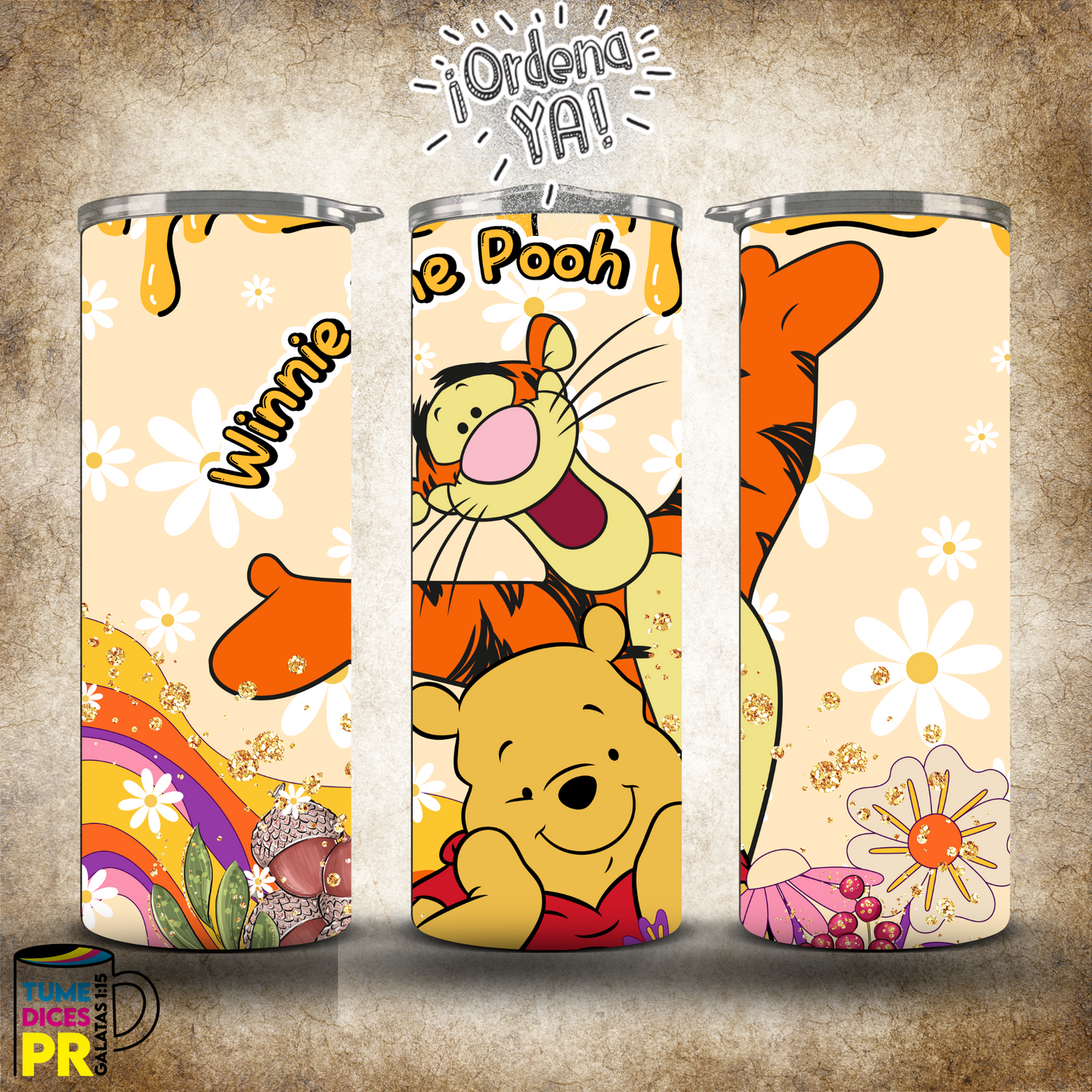 WINNIE THE POOH Skinny Tumbler