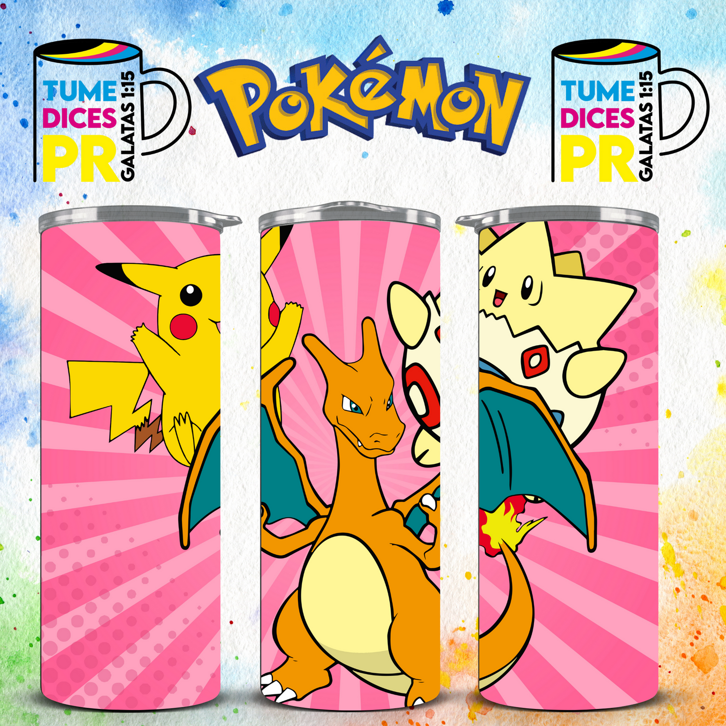 POKEMON Skinny Tumbler