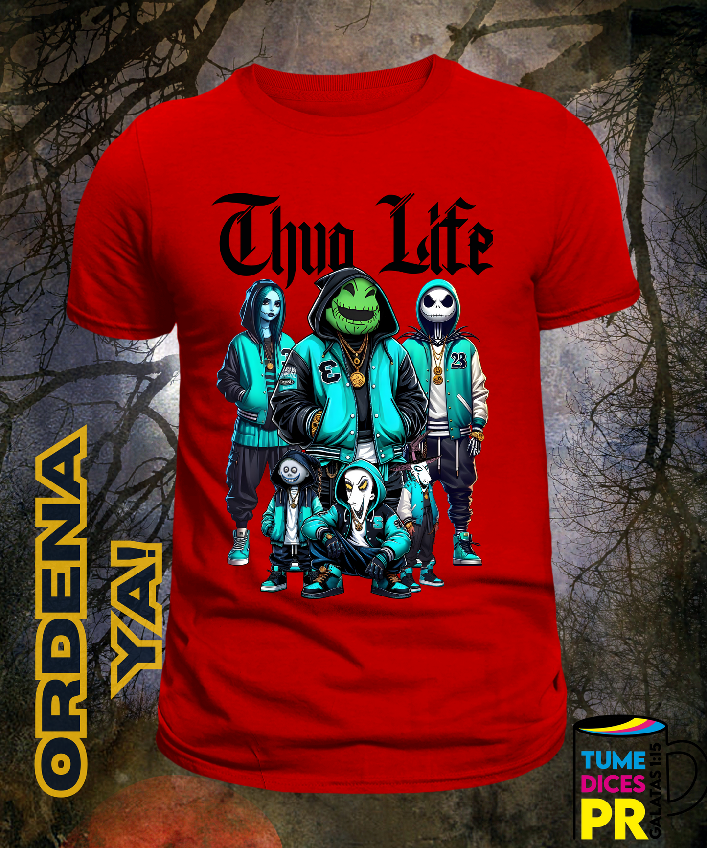 Camiseta Halloween THUG LIFE 2