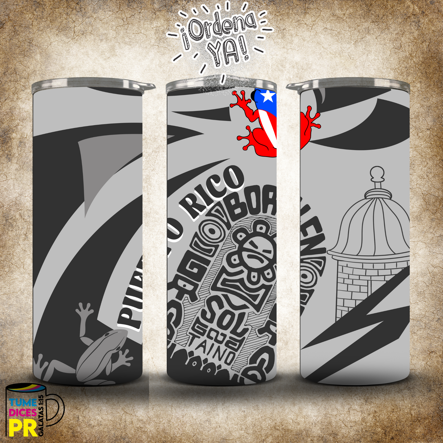 PUERTO RICO Skinny Tumbler