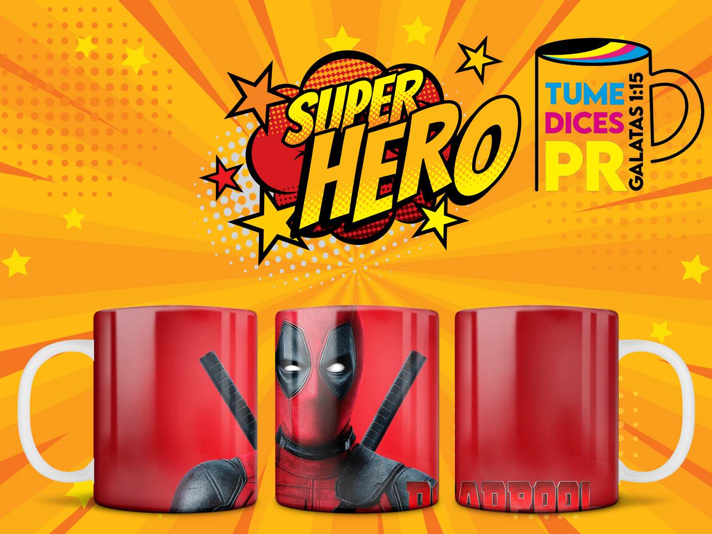 Taza SUPER HEROES 2