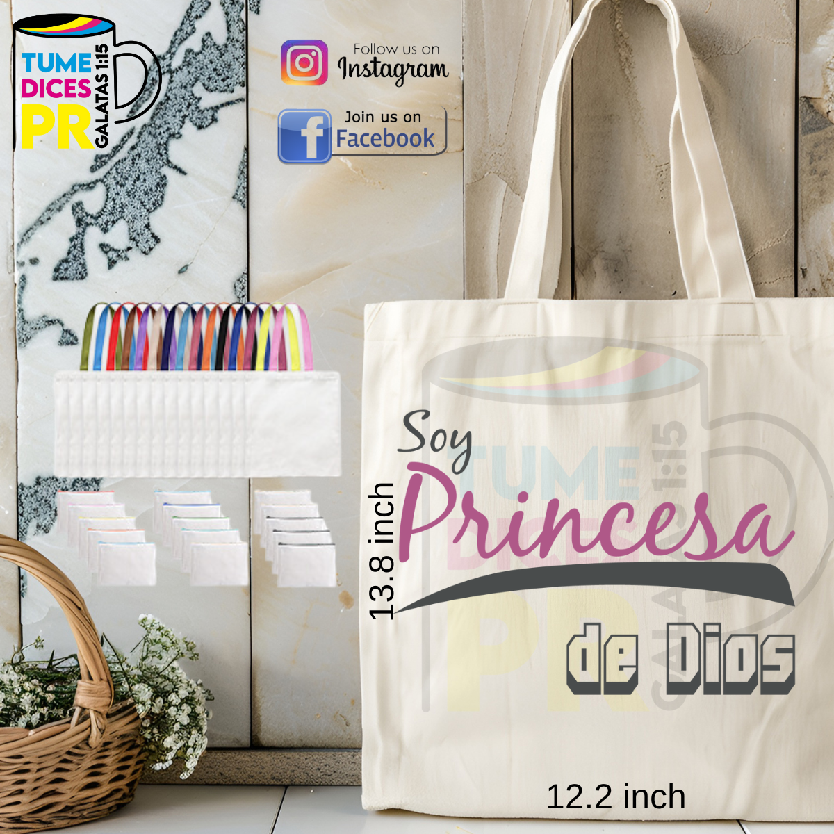 Tote Bags MENSAJES CRISTIANOS