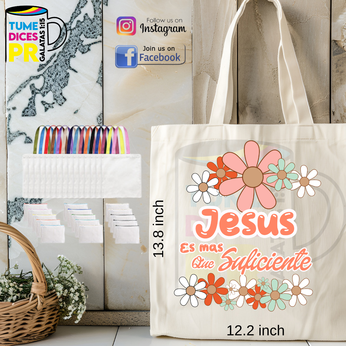 Tote Bags MENSAJES CRISTIANOS