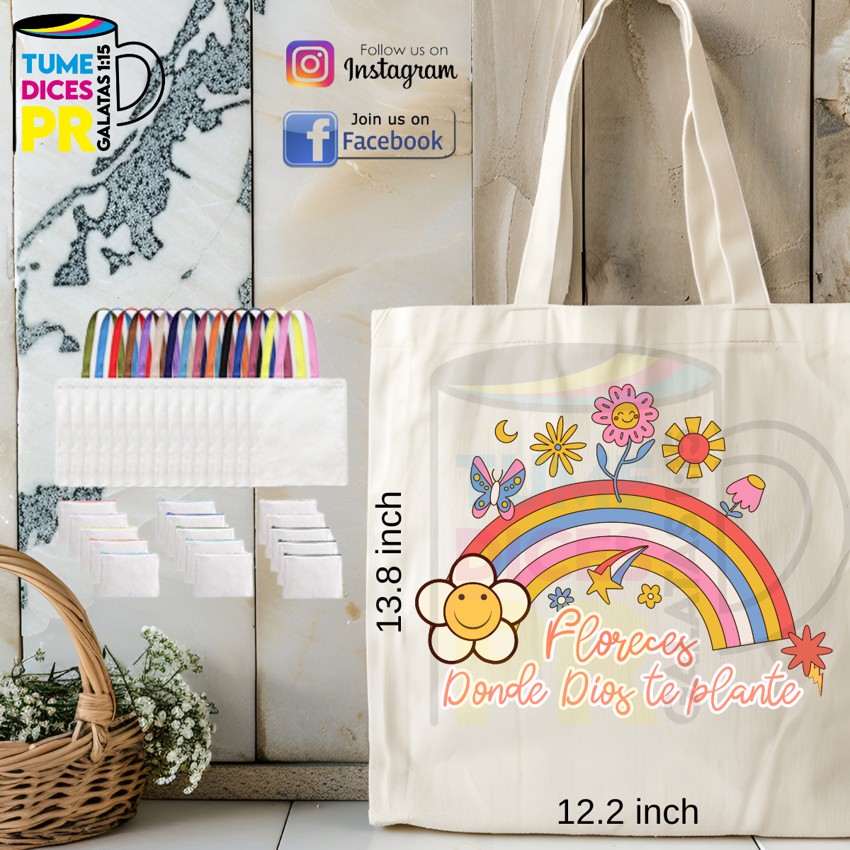 Tote Bags MENSAJES CRISTIANOS