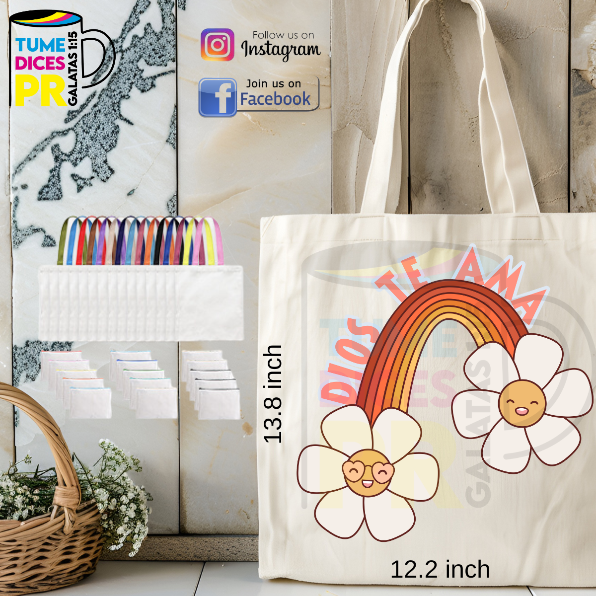 Tote Bags MENSAJES CRISTIANOS