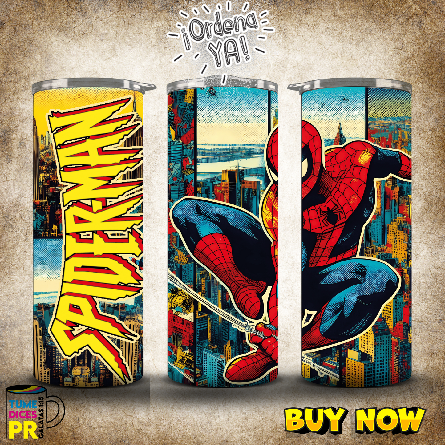 SPIDERMAN 2 Skinny Tumbler