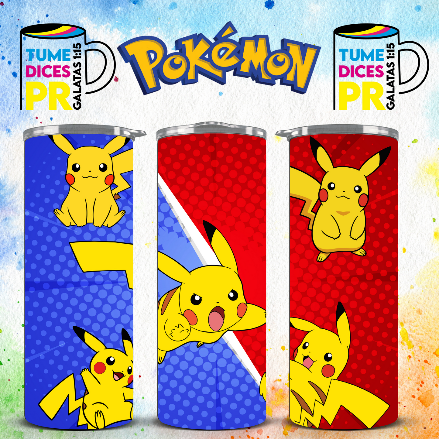 POKEMON Skinny Tumbler