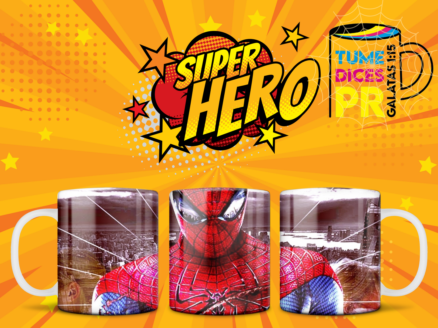 Taza SUPER HEROES