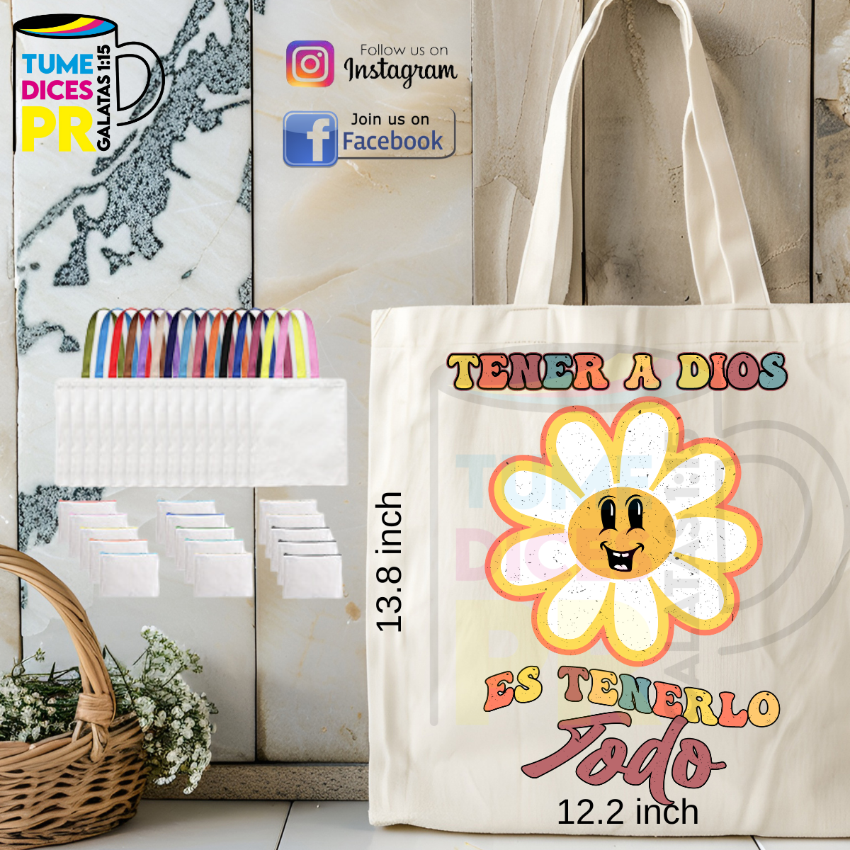 Tote Bags MENSAJES CRISTIANOS