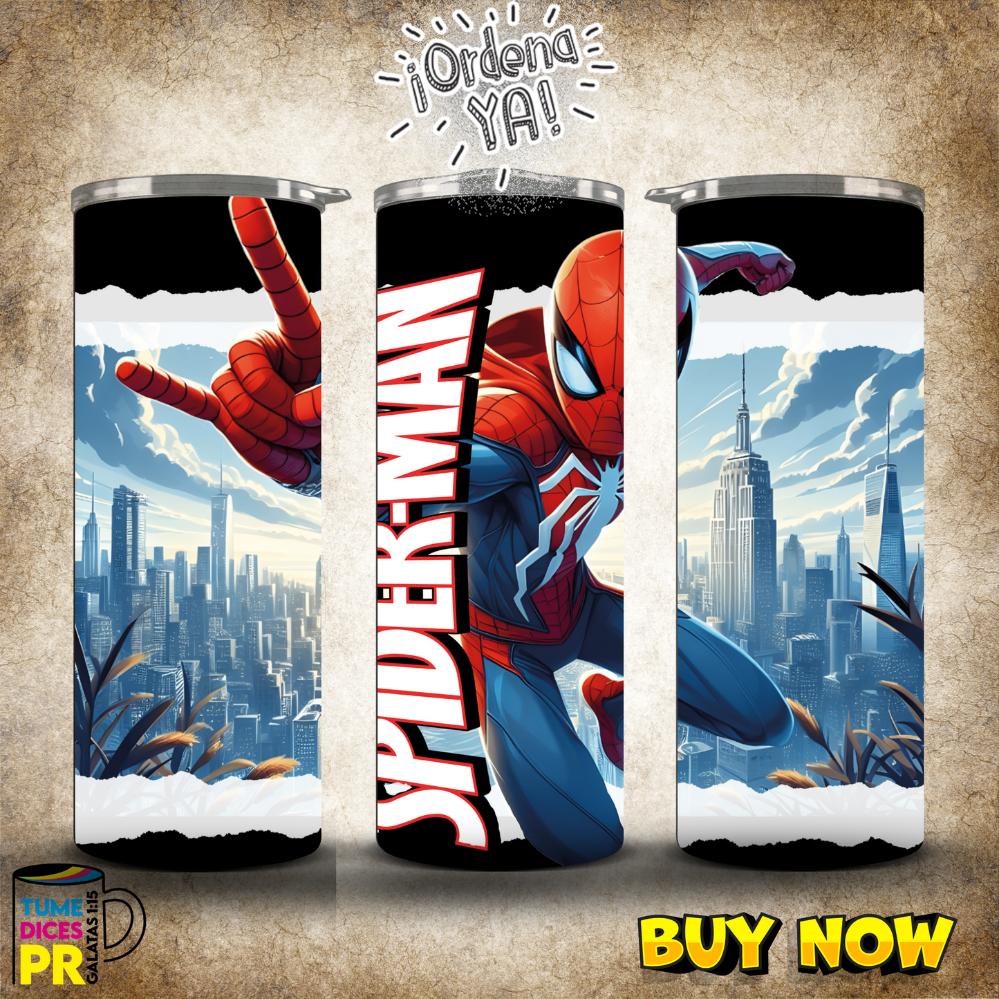 SPIDERMAN 2 Skinny Tumbler