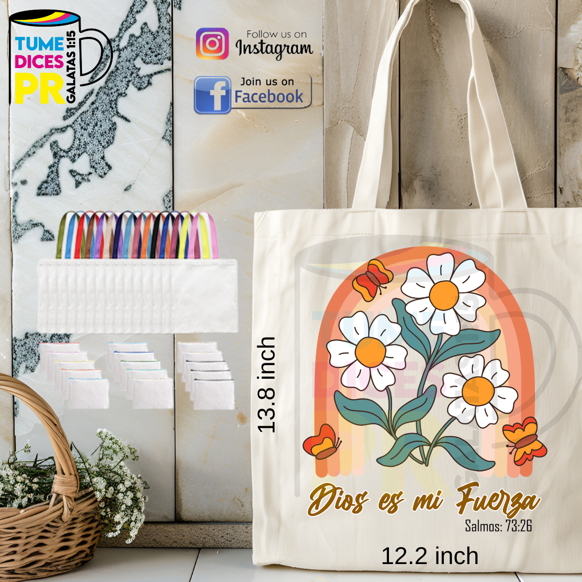 Tote Bags MENSAJES CRISTIANOS