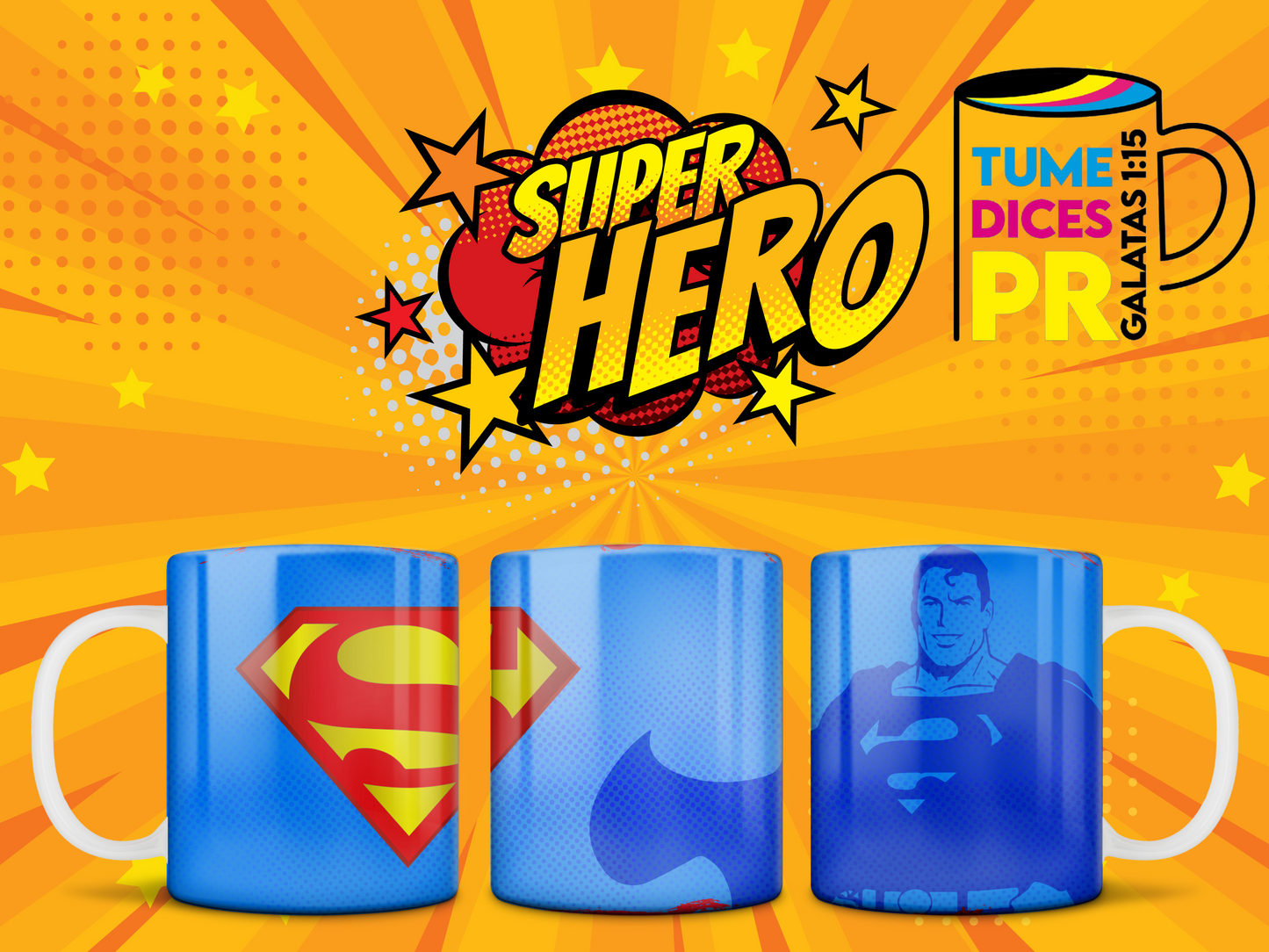 Taza SUPER HEROES 2