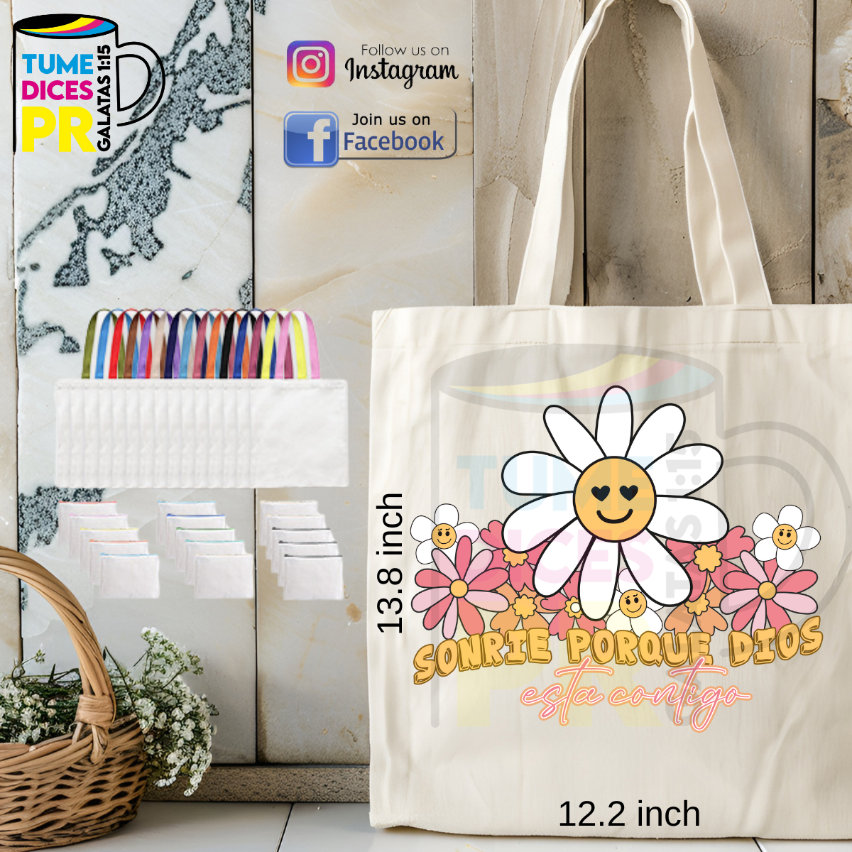 Tote Bags MENSAJES CRISTIANOS