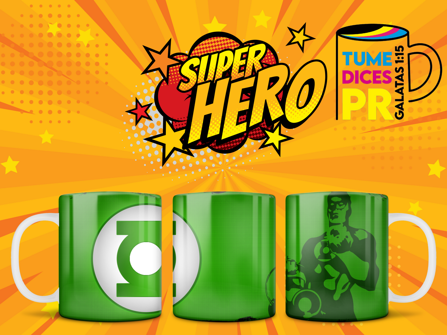 Taza SUPER HEROES 2