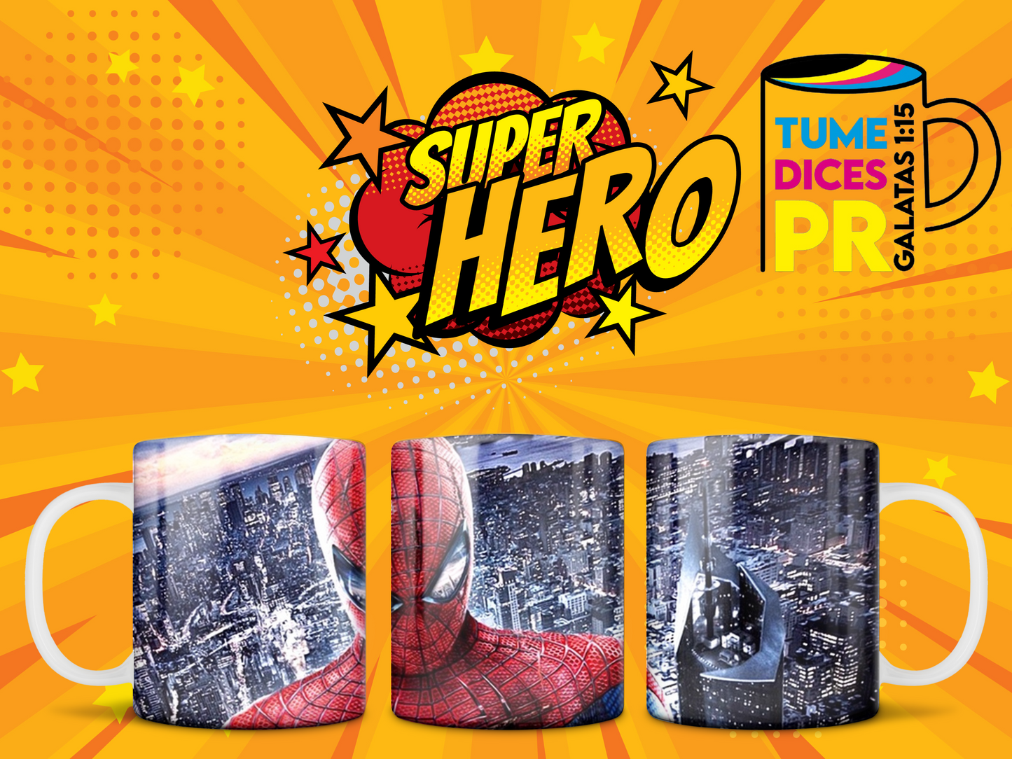 Taza SUPER HEROES 2