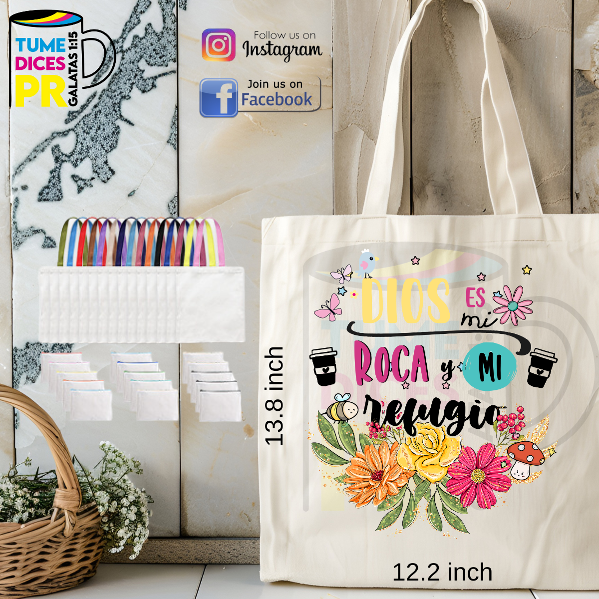 Tote Bags MENSAJES CRISTIANOS