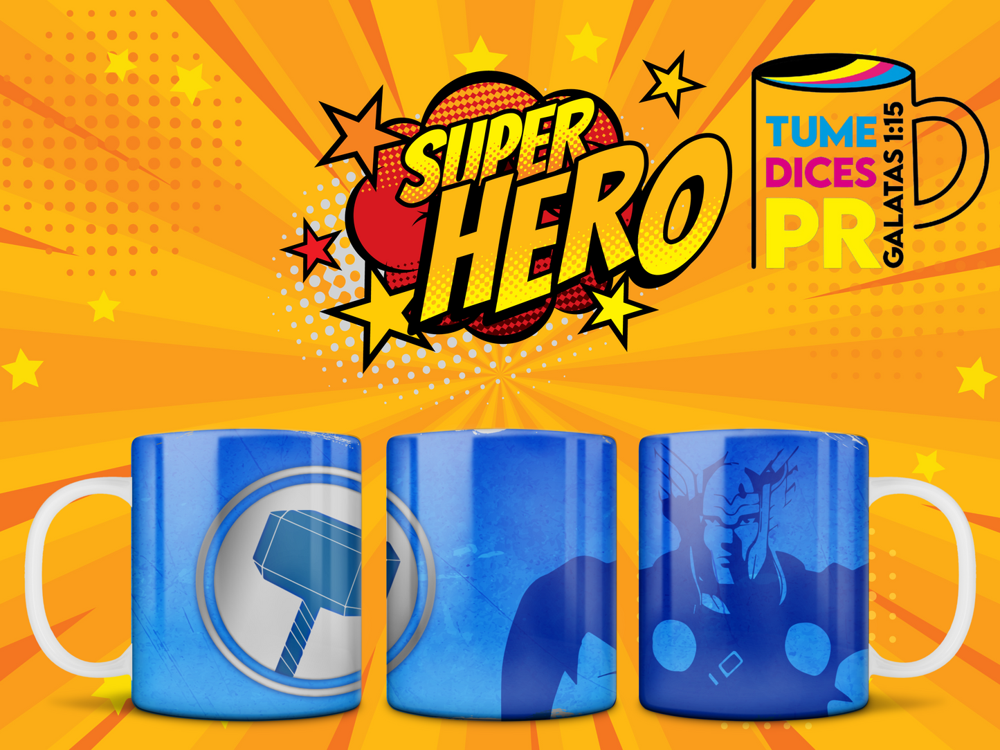 Taza SUPER HEROES 2