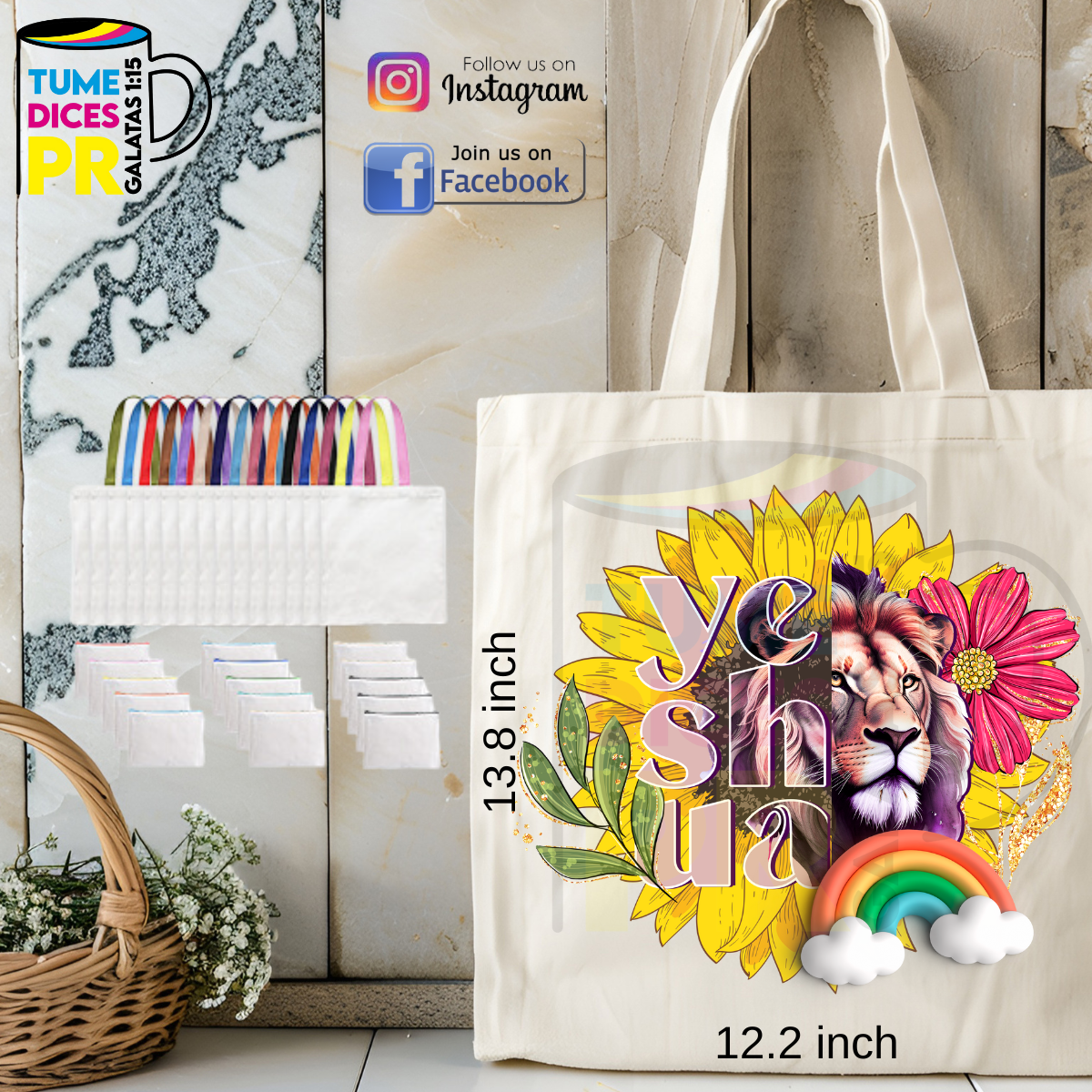 Tote Bags MENSAJES CRISTIANOS