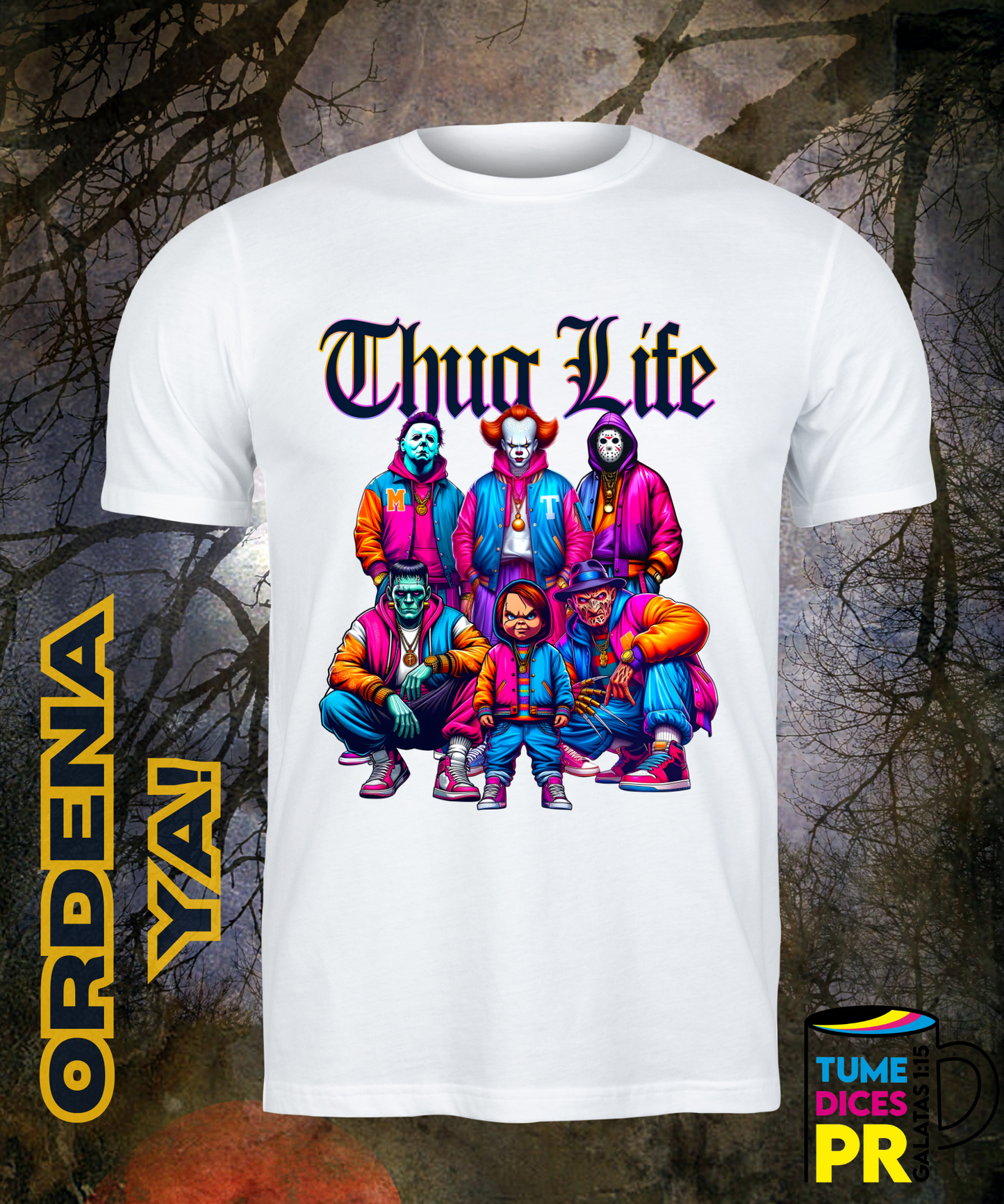 Camiseta Halloween THUG LIFE 2