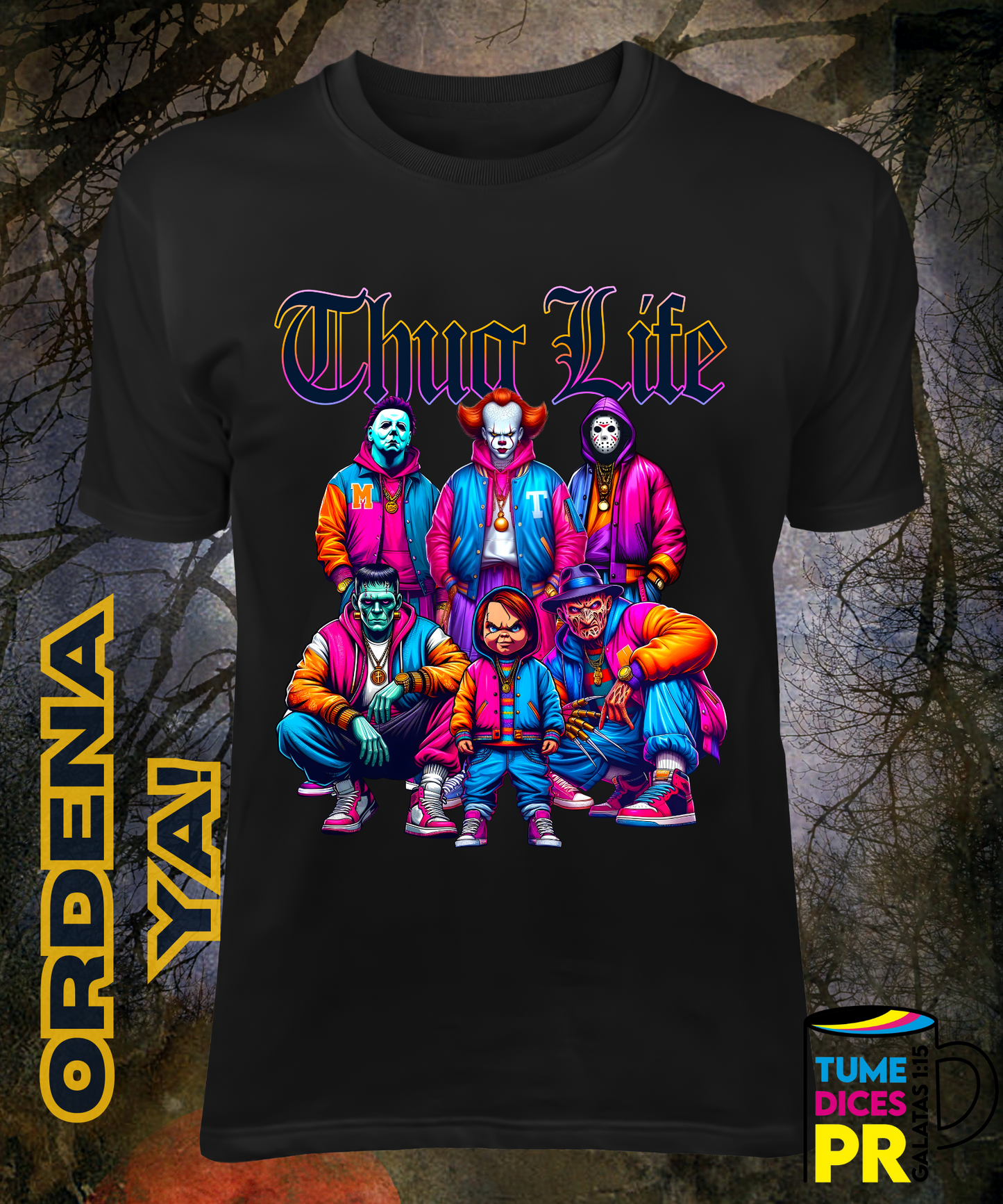 Camiseta Halloween THUG LIFE 2