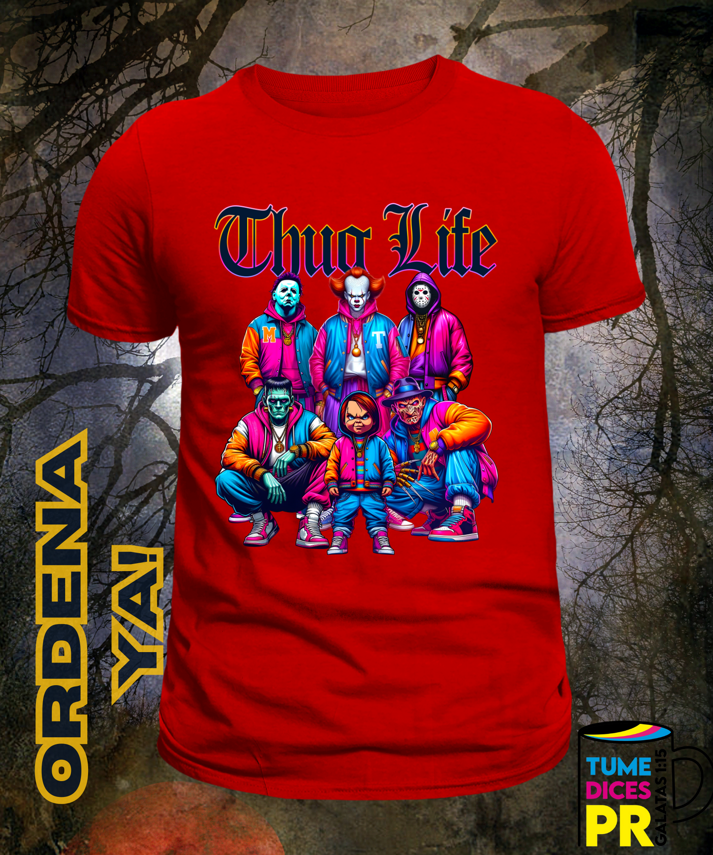 Camiseta Halloween THUG LIFE 2