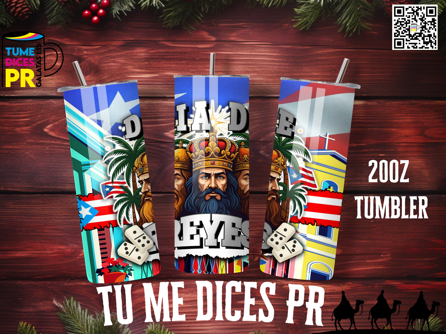 REYES MAGOS Skinny Tumbler