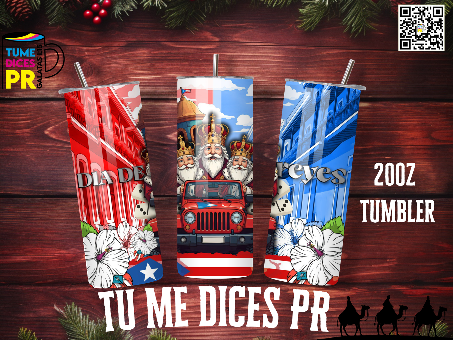 REYES MAGOS Skinny Tumbler