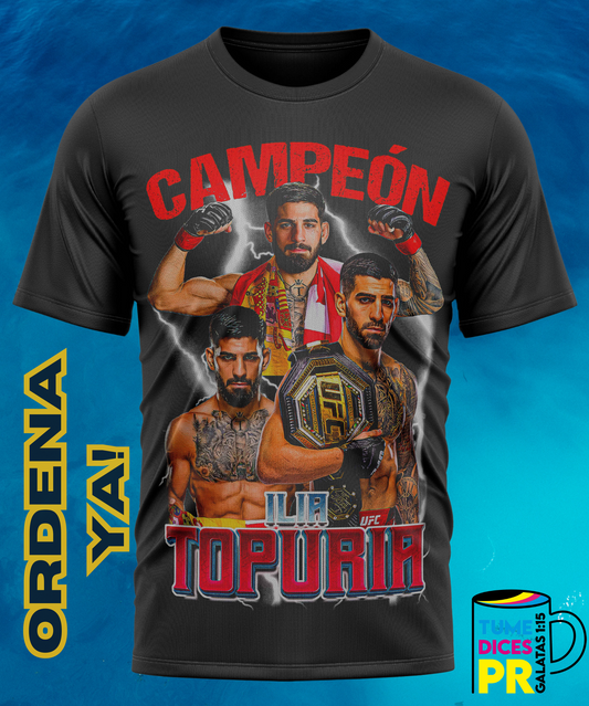 Camiseta  UFC TOPURIA CAMPEON