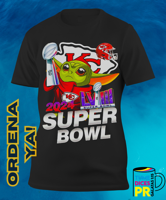 Camiseta YODA CHIEFS SUPER BOWL 2024
